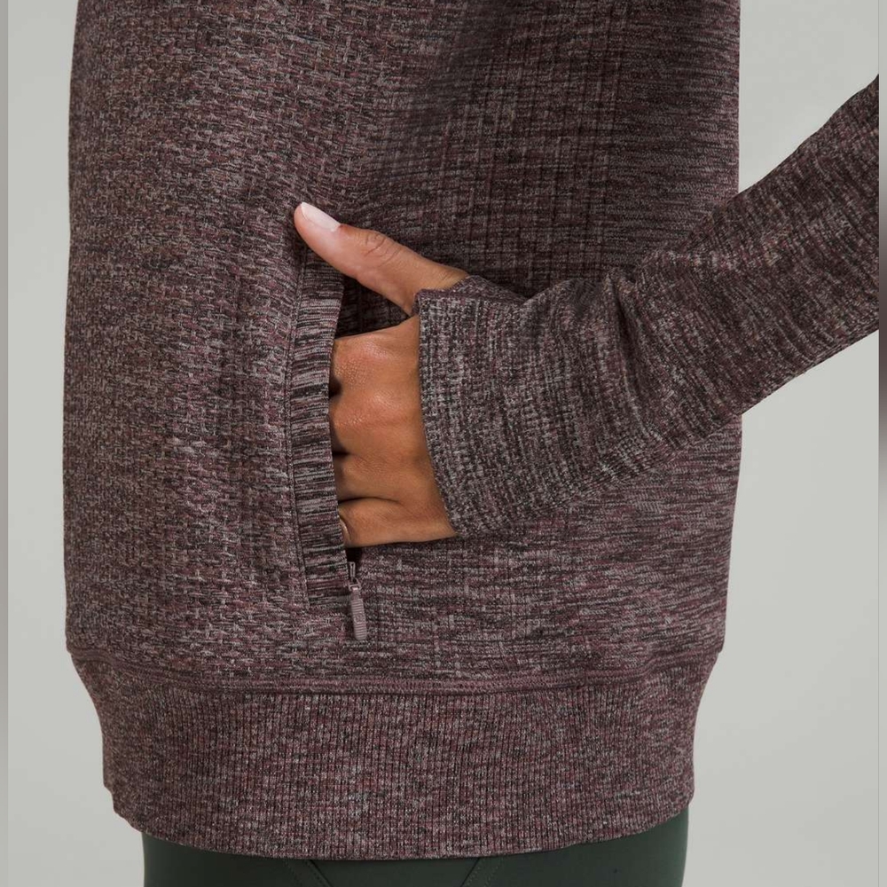 Lululemon Engineered Warmth Half-Zip Chrome / Lunar Rock / Black - Picture 6 of 15